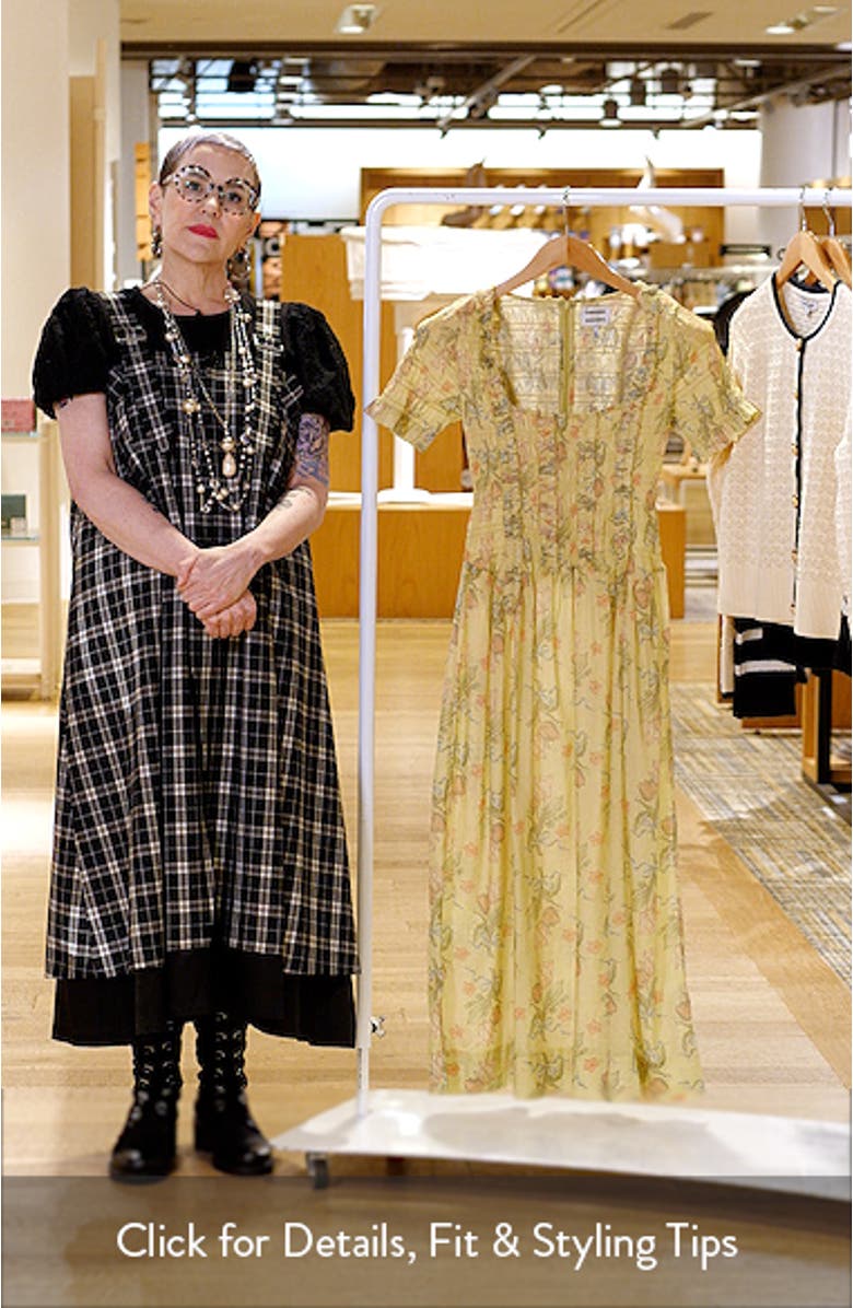 Raphaela Floral Midi Dress, sales video thumbnail