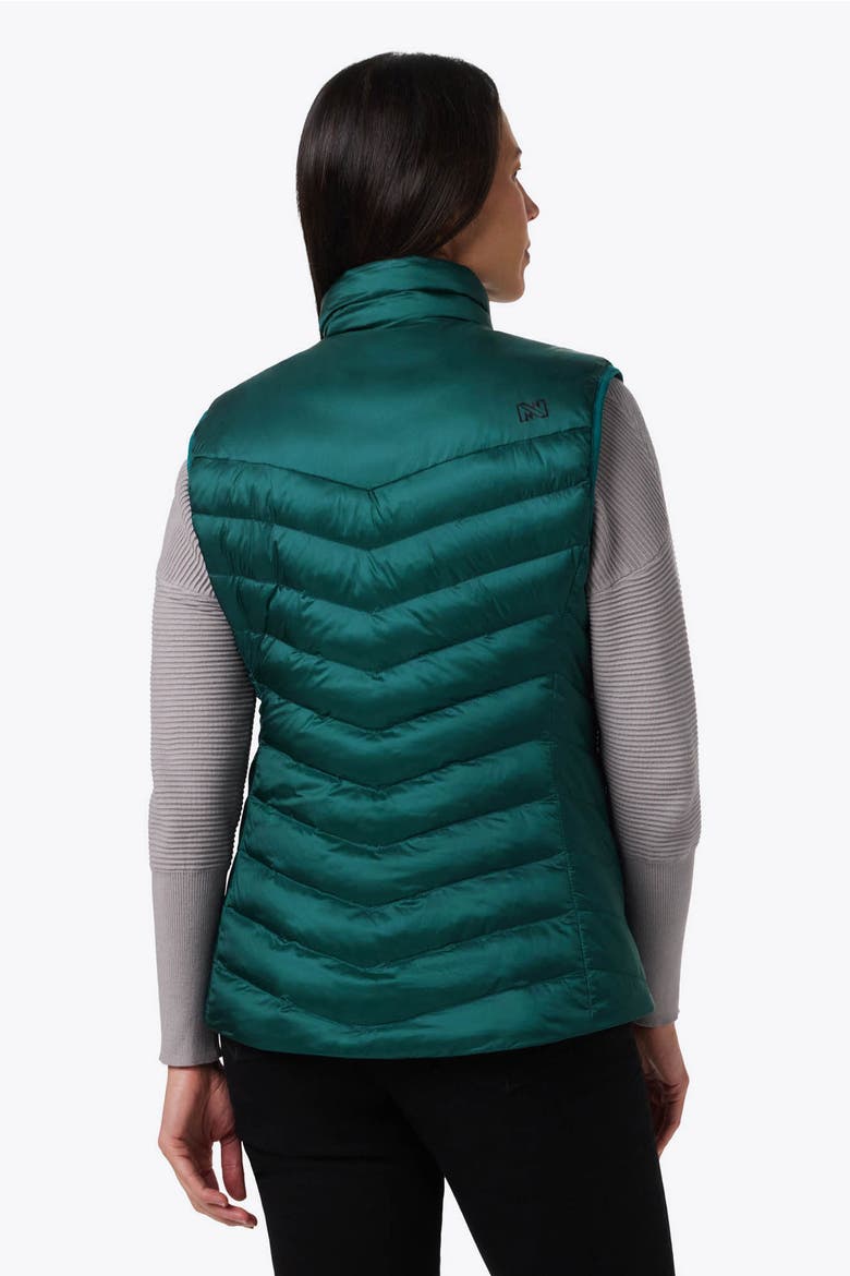 Backcountry Xtera Packable Heated Puffer Vest - Women's, Alternate, color, Forest Green