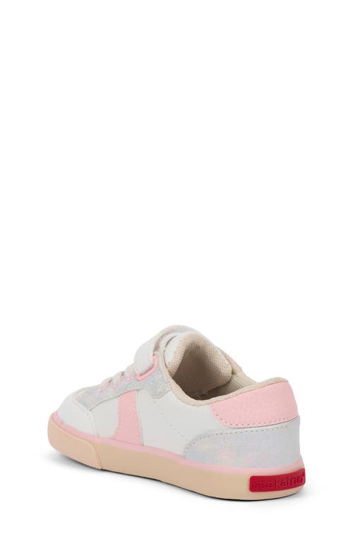 See Kai Run Kids' Connor Sneaker In White/pink