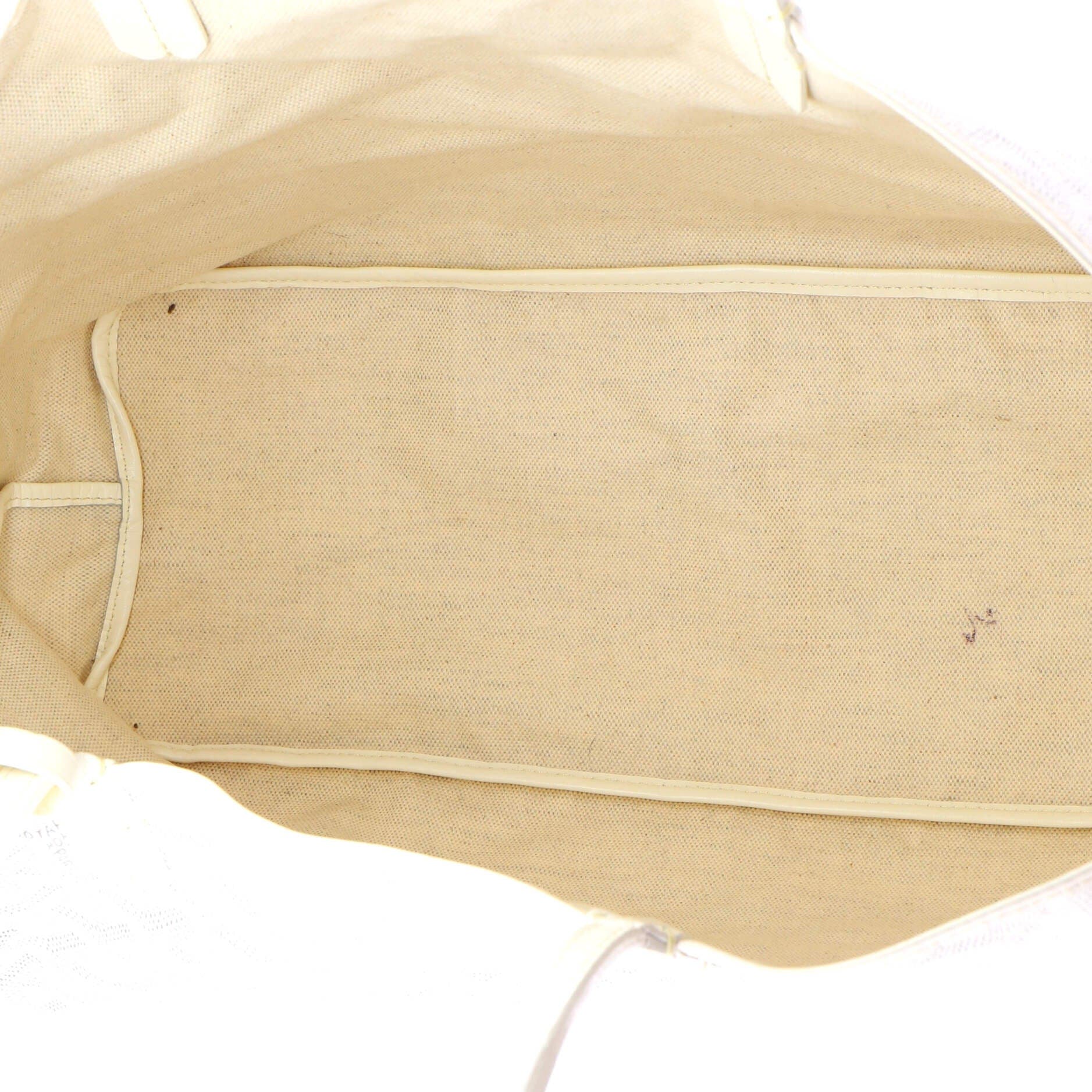 Pre-Owned Goyard Saint Louis Tote Coated Canvas PM, Alternate, color, White