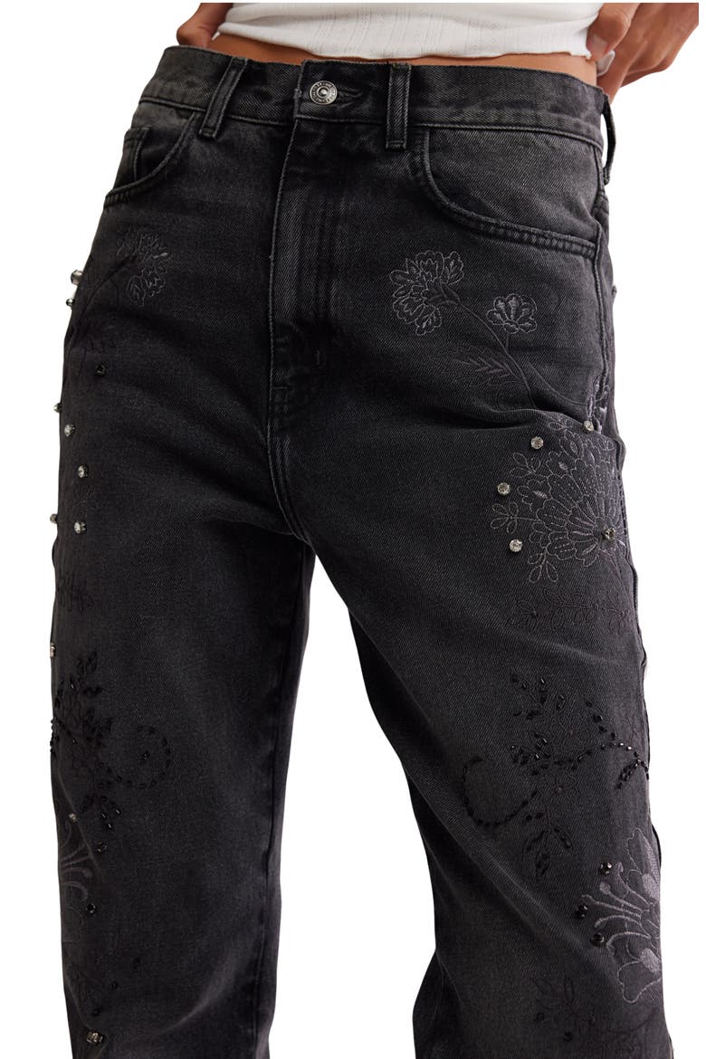 Irie Embellished Bootcut Jeans, Alternate, color, PHANTOM