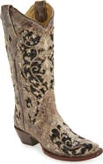 CORRAL Sequin Mid Calf Western Boot