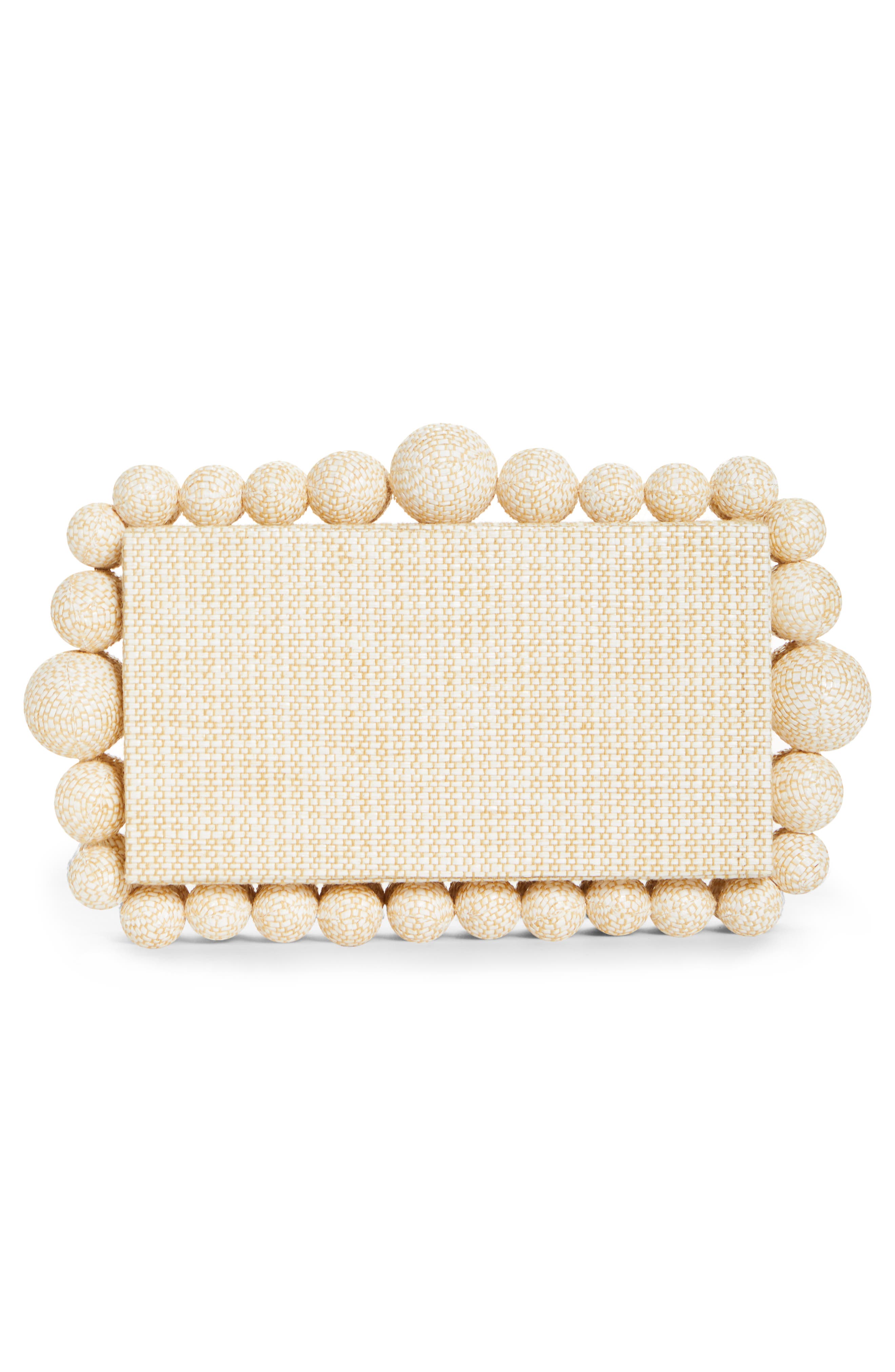 Cult Gaia Eos Beaded Box Clutch, Alternate, color, 