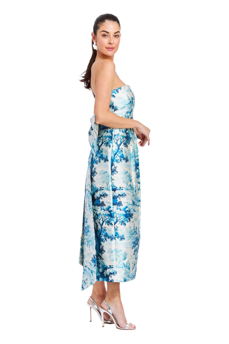 Lorena Convertible Bow Dress, Alternate, color, Blue