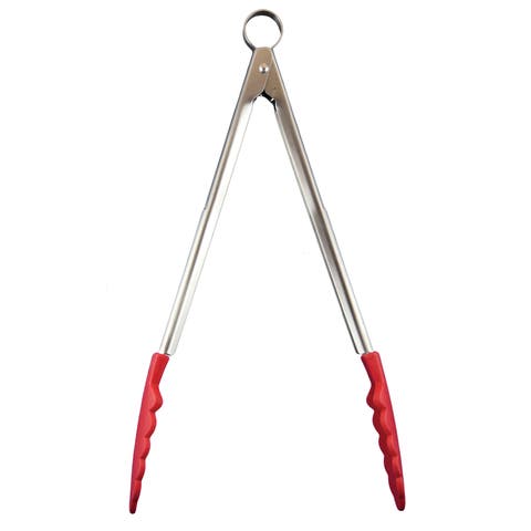 12 Inch Silicone Locking Tongs