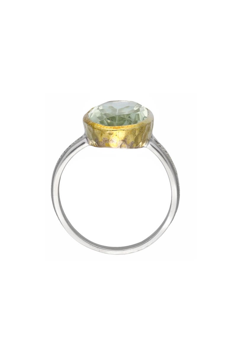 YS GEMS Green Amethyst Oval Ring, Alternate, color, Green