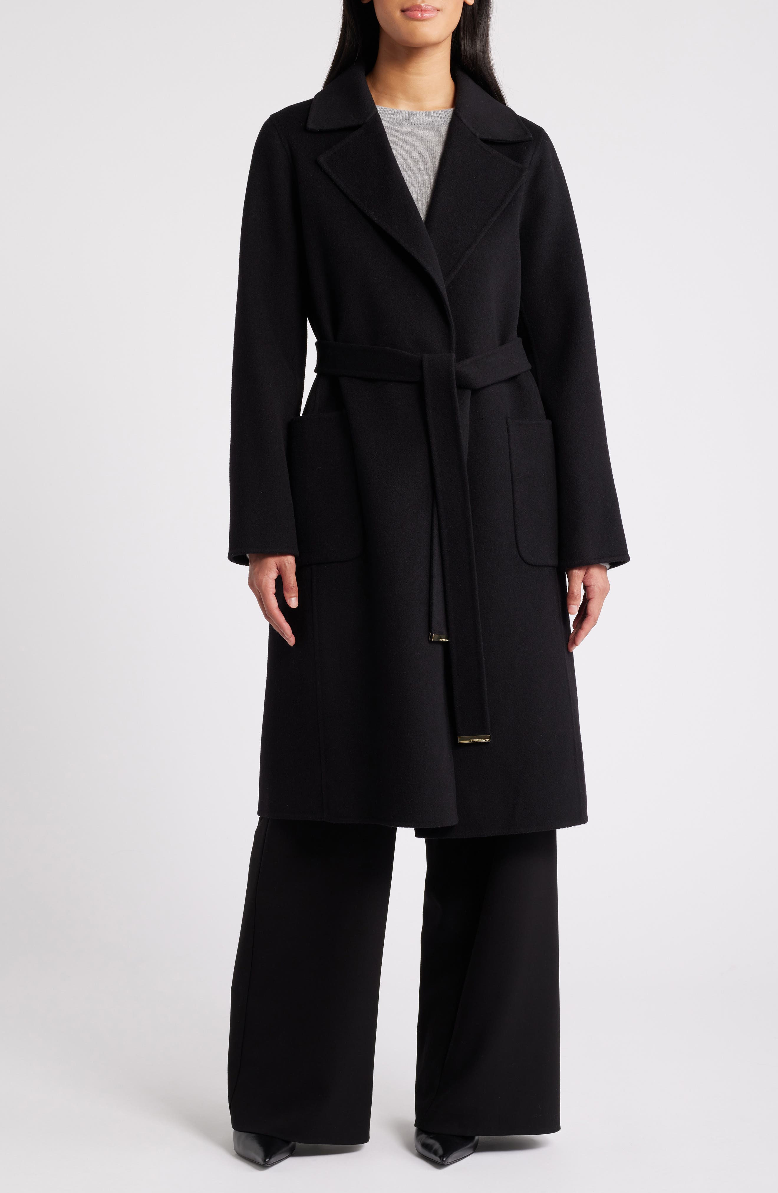michael kors wool blend coat