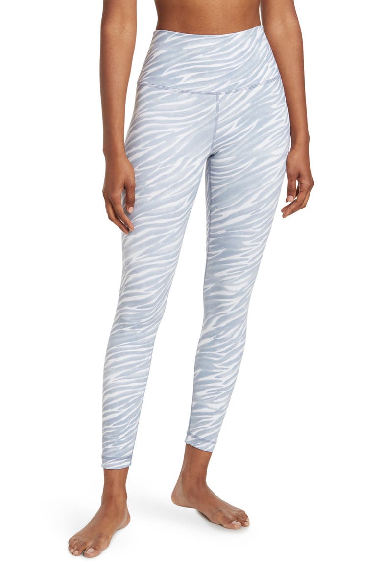 Wonderlink Wild Safari Print Leggings, Main, color, WHITE