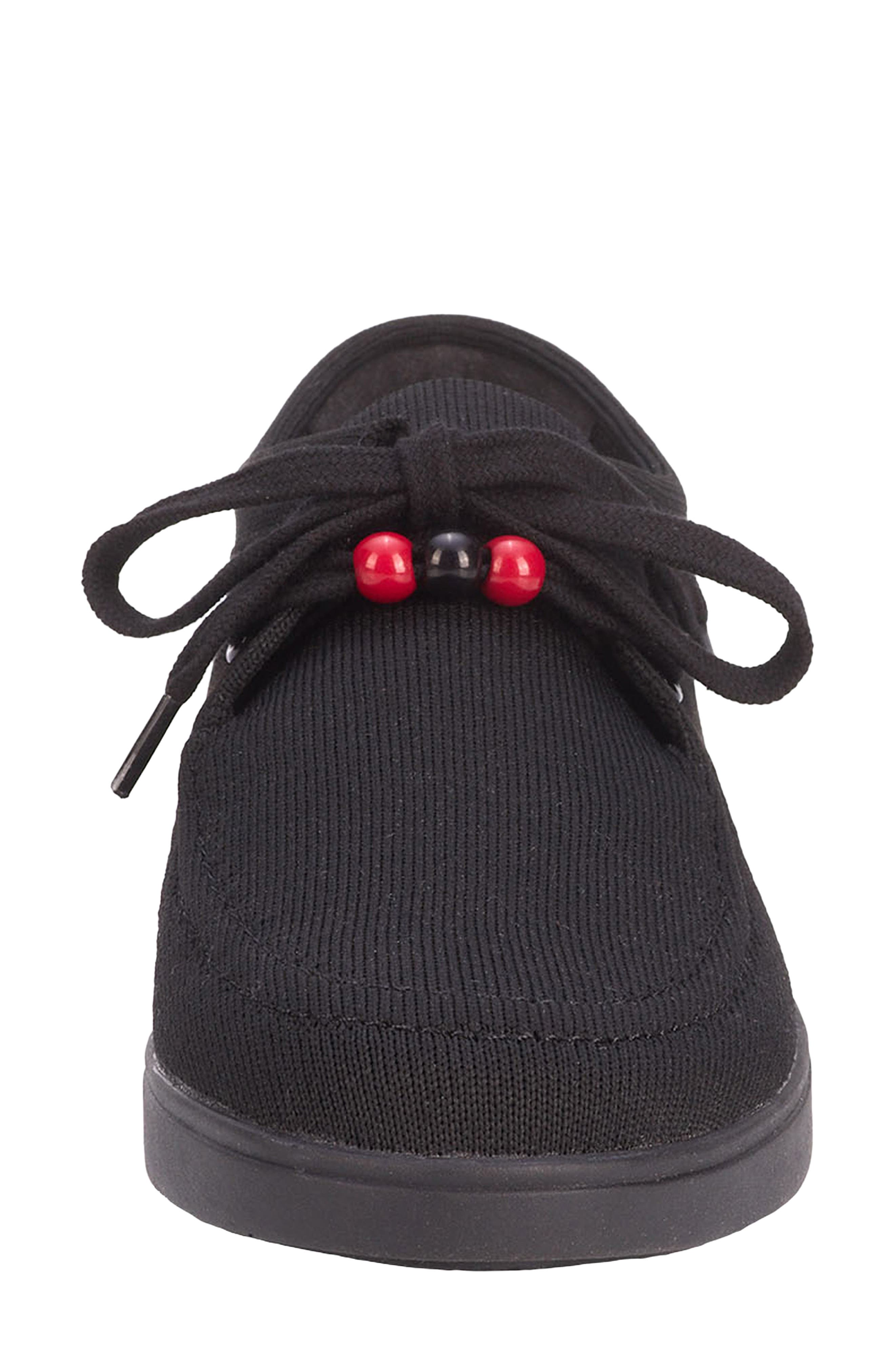 Ros Hommerson Greer Water Resistant Lace-Up Shoe, Alternate, color, Black Knit