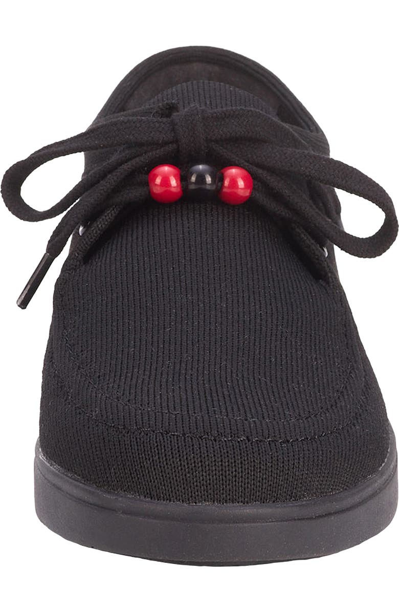 Ros Hommerson Greer Water Resistant Lace-Up Shoe, Alternate, color, Black Knit