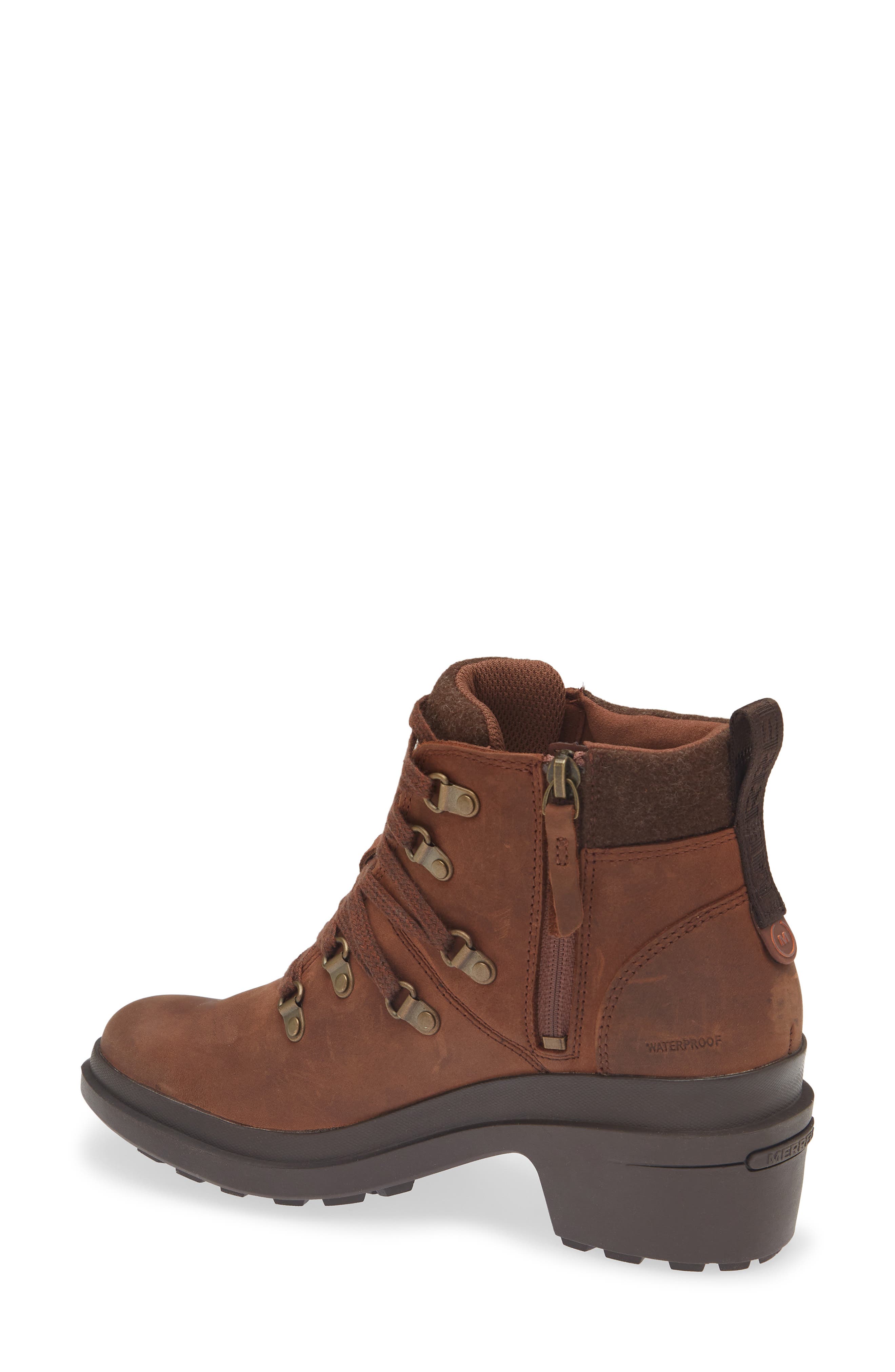 Chateau III Waterproof Lace Up Leather Boot, Alternate, color, BRACKEN