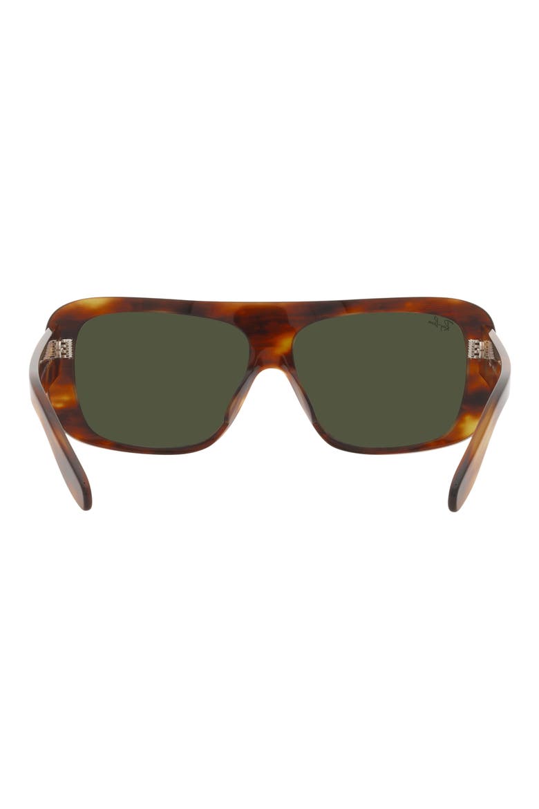 61mm Pillow Blair Evolution Shield Sunglasses, Alternate, color, STRIPED HAVA