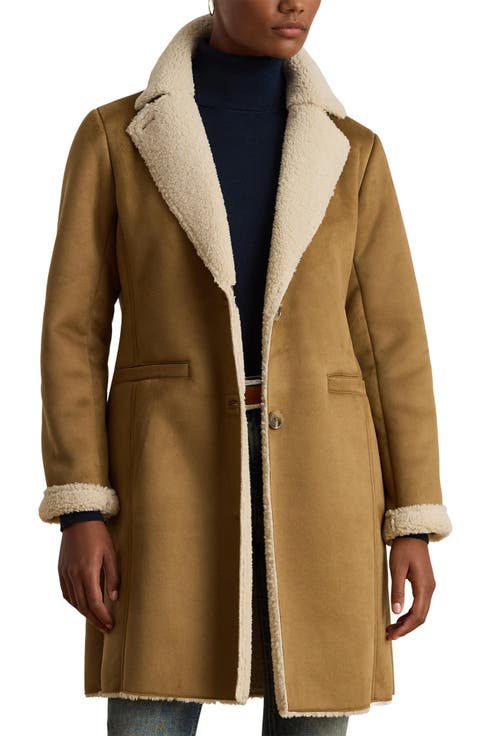 Faux Shearling Coat
