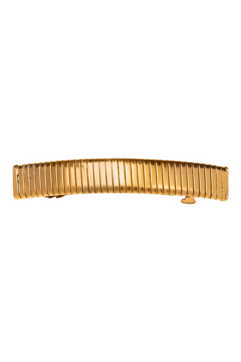 Zarine Barrette, Main, color, GOLD