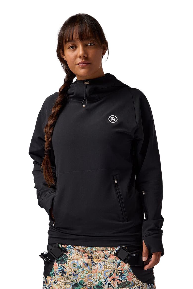 Destination Softshell Fleece Hoodie - Women's, Main, color, Black