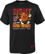 Mitchell & Ness Youth Mitchell & Ness Black Miami Heat Concession Food Character T-Shirt