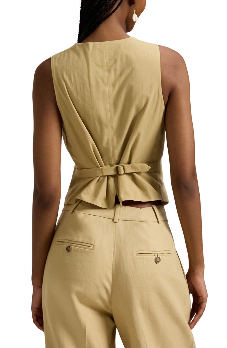 Polo Ralph Lauren Hemp Vest, Alternate, color, Dune Tan