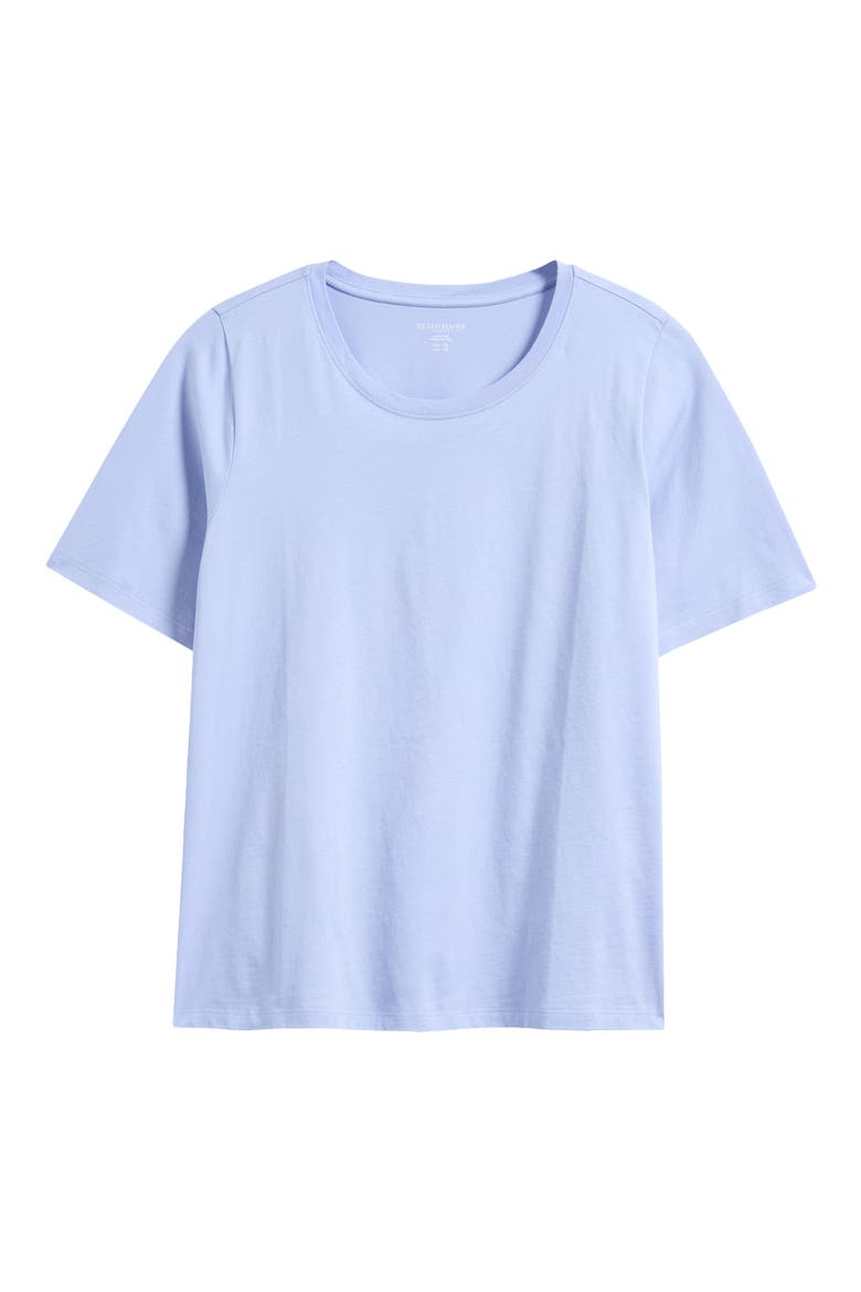 Crewneck Organic Cotton T-Shirt, Alternate, color, MYRTL