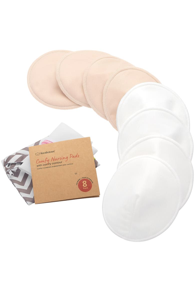 8-Pack Comfy Nursing Pads, Main, color, Bare Beige