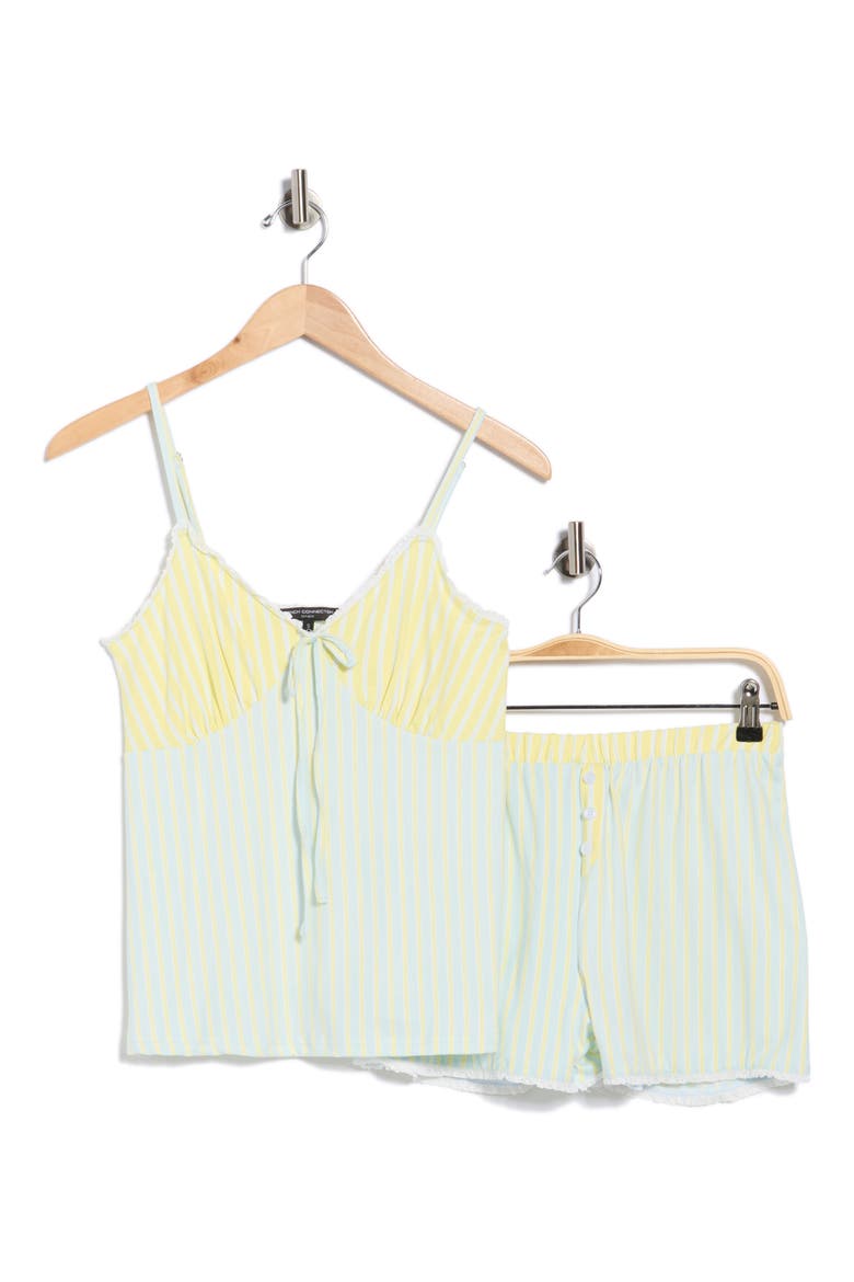 Striped Camisole Pajamas, Alternate, color, SALT WATER