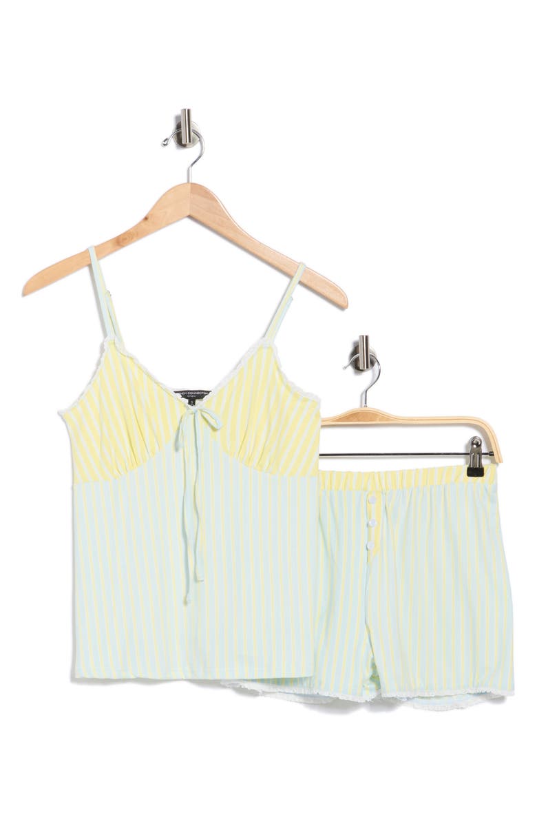 French Connection Striped Camisole Pajamas, Alternate, color, Salt Water