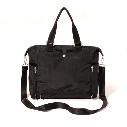 Baggallini Trifecta Convertible Backpack With Rfid Wristlet In Black