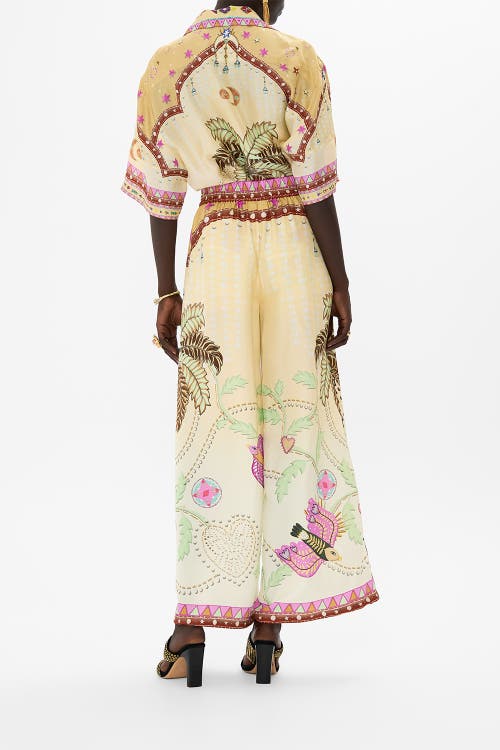 Camilla Straight Leg Pant Aswan Abstract In Aswan Abstract