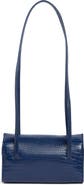 BCBG Mini Croc Embossed Faux Leather Barrel Bag