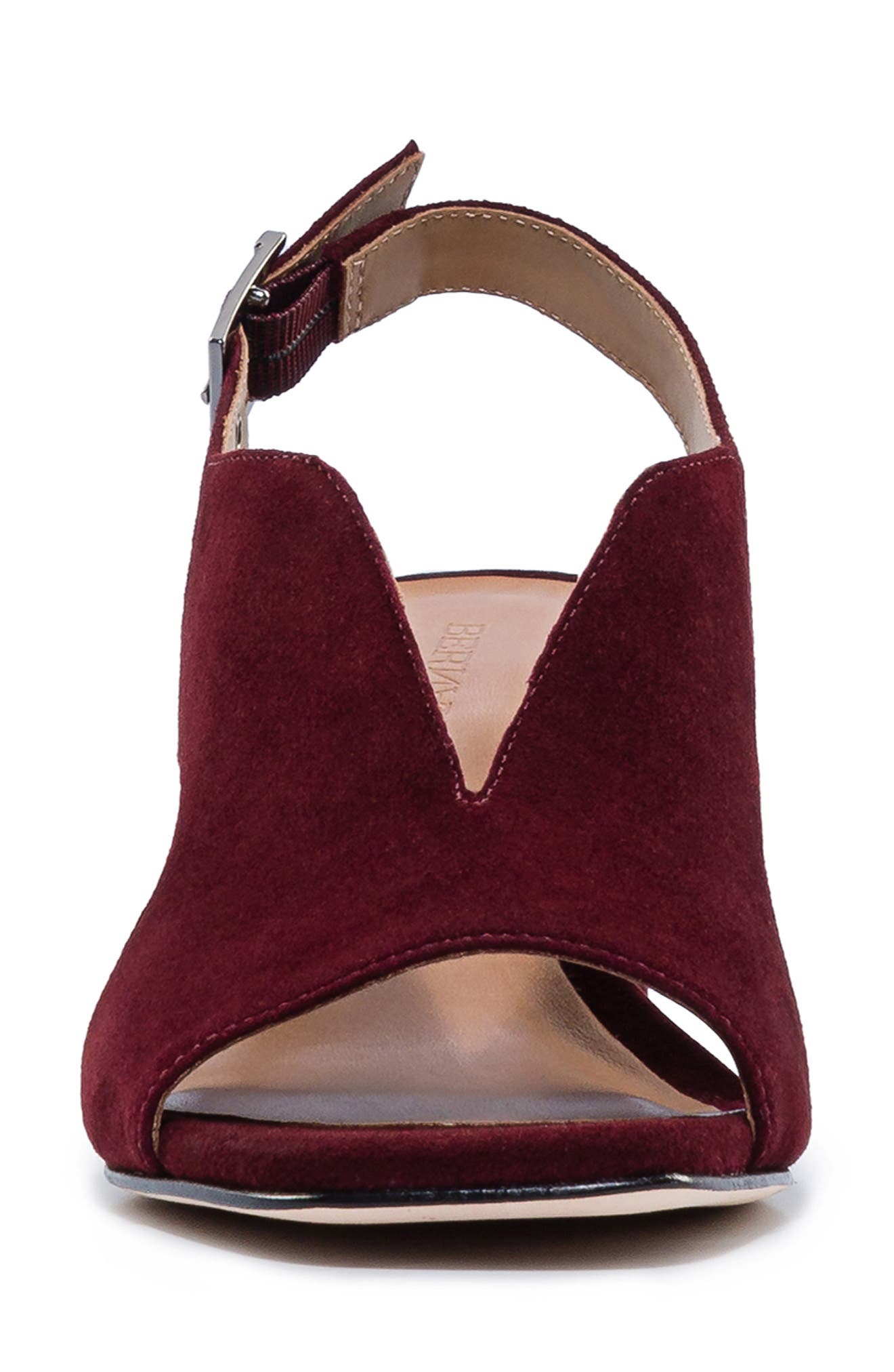 Bedford Mid Heel Sandal, Alternate, color, AUBERGINE