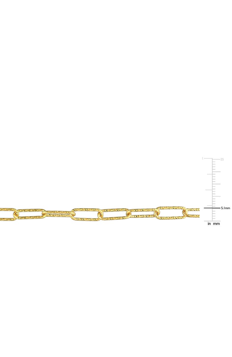 DELMAR Paper Clip Chain Necklace, Alternate, color, Gold