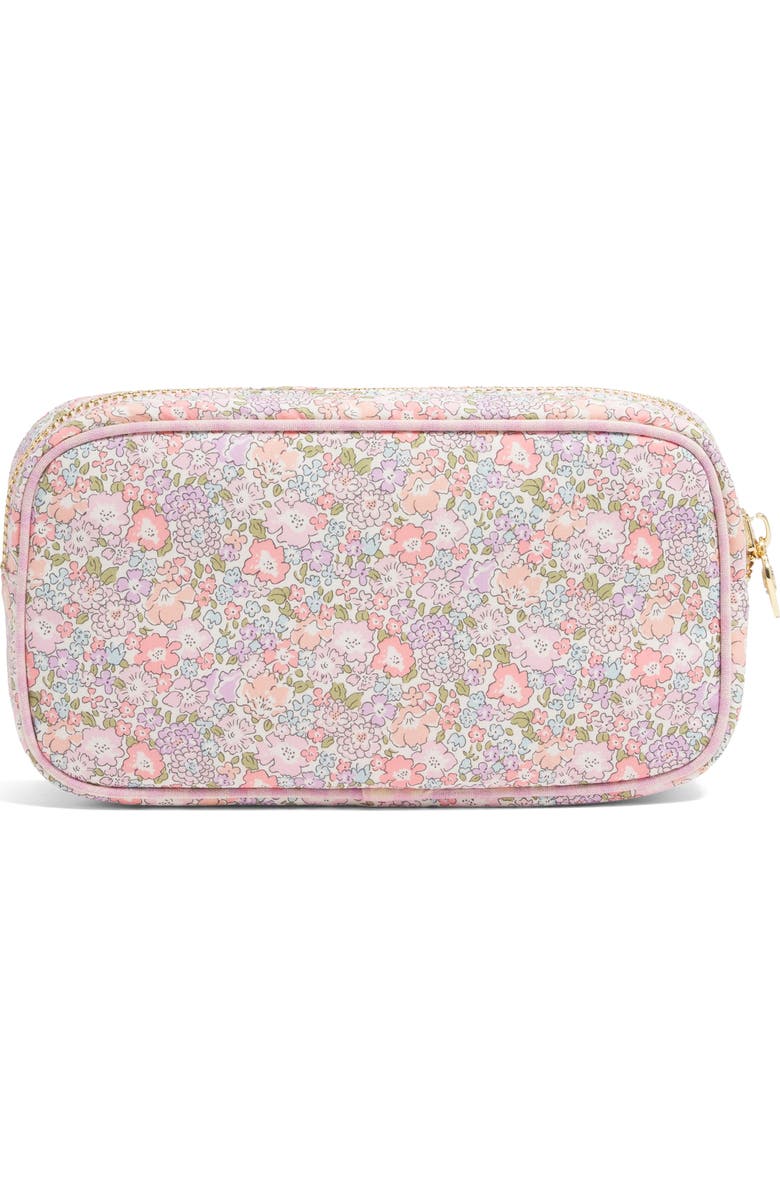 Stoney Clover Lane x Liberty Small Skincare Embroidered Cotton Pouch, Alternate, color, Michelle