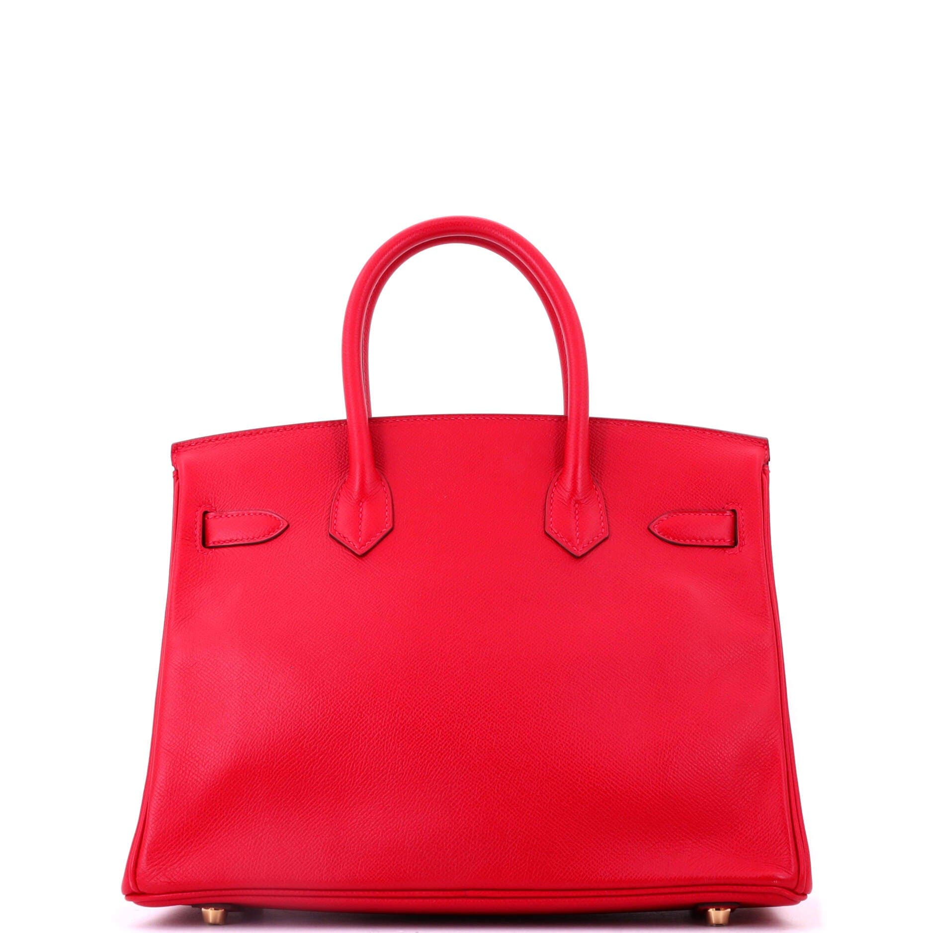 Birkin Handbag Red Epsom with Gold Hardware 30, Alternate, color, Red