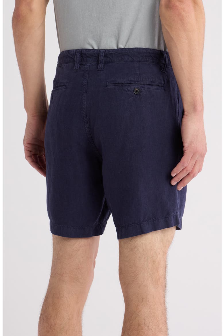 Johnny Flat Front Shorts, Alternate, color, NAVY