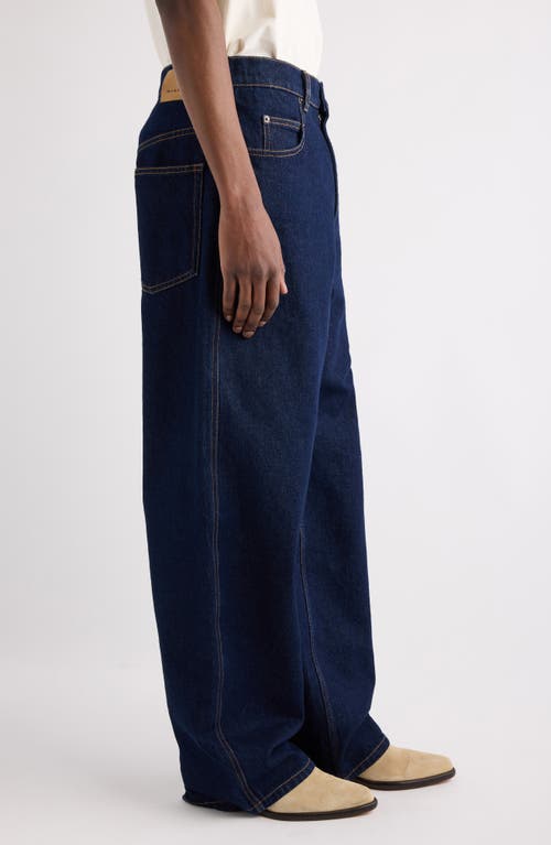 Isabel Marant Jameson Wide Leg Jeans In Blue