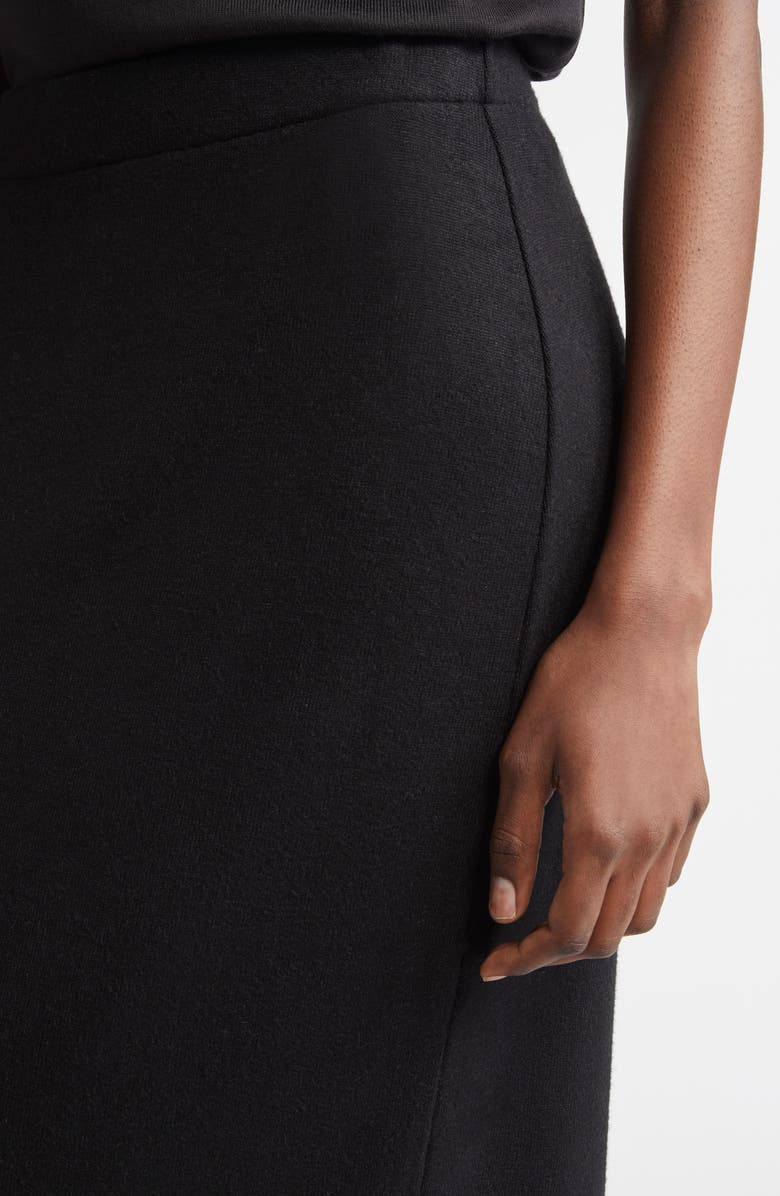Vince Midi Sweater Skirt, Alternate, color, Black