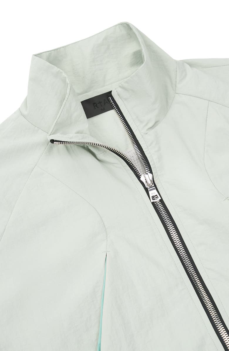 RtA Eero Water Resistant Nylon Parachute Jacket, Alternate, color, Smoke
