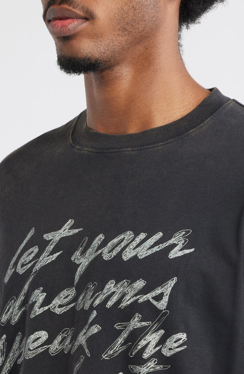 HONOR THE GIFT Dreams Speak Loudest Graphic T-Shirt, Alternate, color, Black