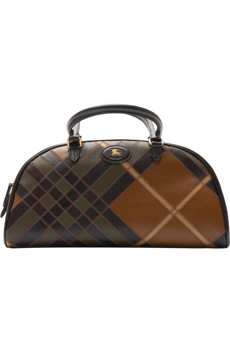 Burberry Medium Highlands Bowling Bag, Main, color,