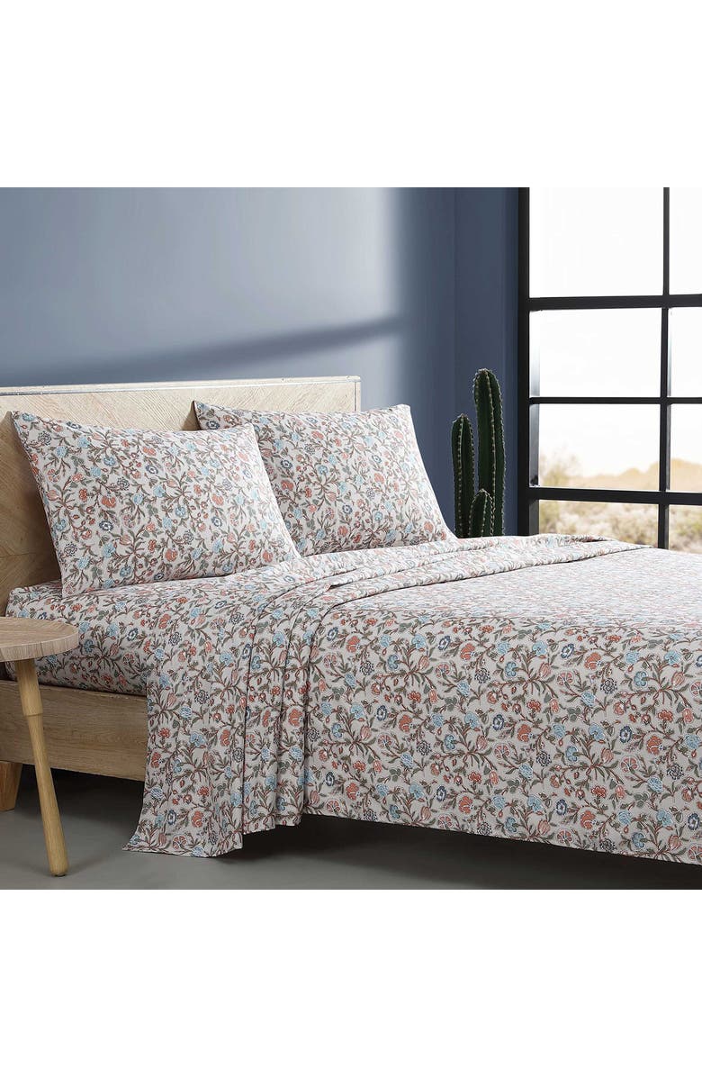 Wrangler Westward Floral Sheet Set, Alternate, color, Beige