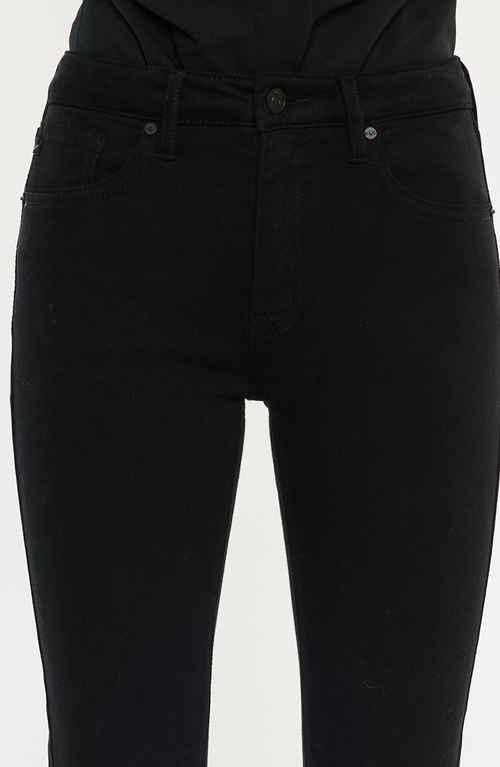 Kancan Paulina High Rise Bootcut Jeans In Black