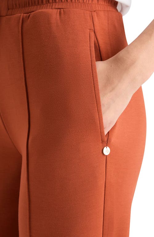 Scotch & Soda Modal Pin-tuck Sweatpant In Rust In Rust