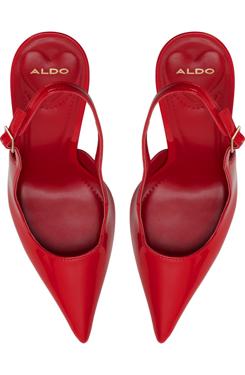 ALDO Serrah Slingback Pump, Alternate, color, Medium Red