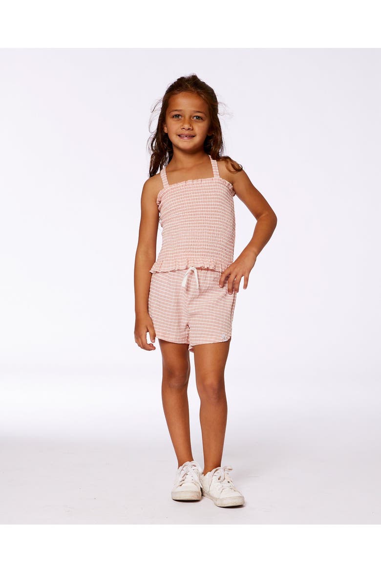 Little Girl's Smocked Tank Top Light Old Pink, Alternate, color, Light Old Pink