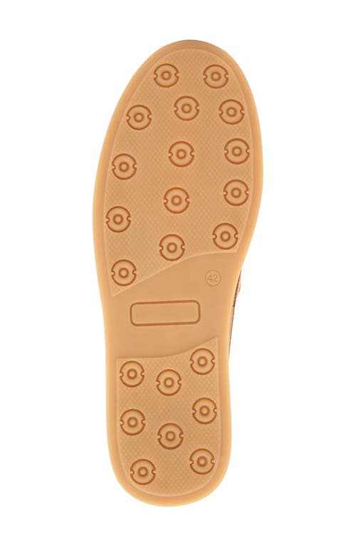 Bruno Magli Alfama Espadrille Penny Loafer In Cognac Suede