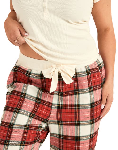 Adore Me Caileigh Pajama T-shirt & Jogger Set In Multi