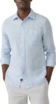 Faherty Laguna Linen Button-Up Shirt