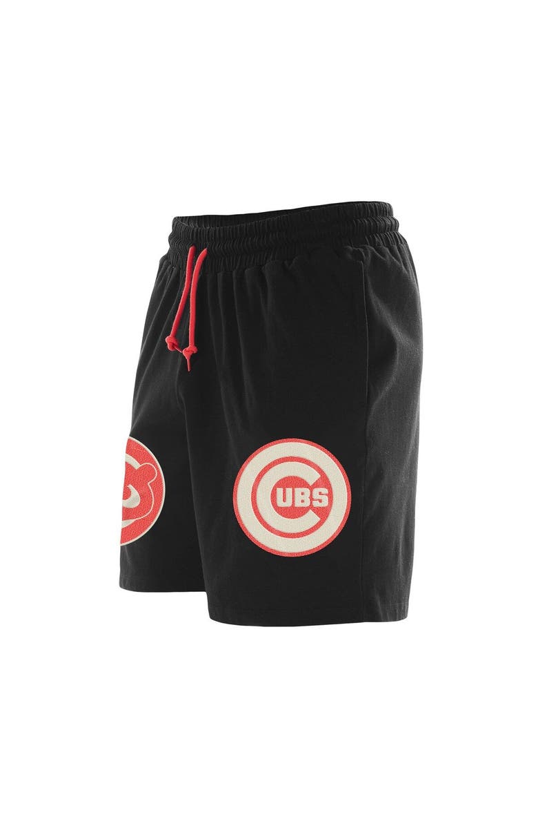 New Era Men's New Era Black Chicago Cubs Color Pack Knit Shorts, Alternate, color, Black