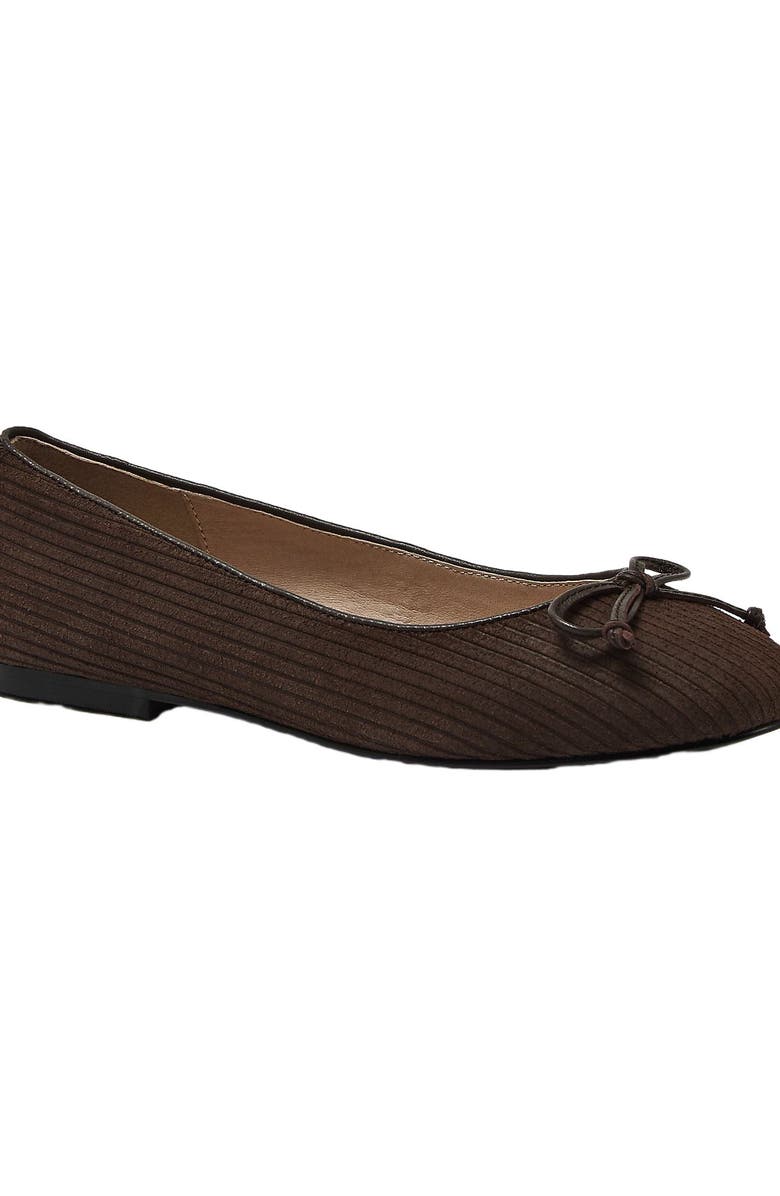 Lands' End Essential Corduroy Ballet Flats, Main, color,