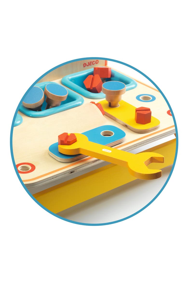 Role Play Bricotoo Wooden Workbench, Alternate, color, MULTI