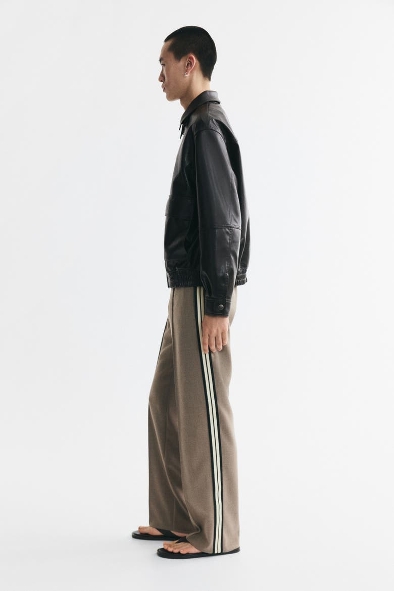 Coated Blouson Jacket, Alternate, color, Dark brown